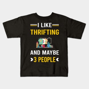 3 People Thrifting Thrift Kids T-Shirt